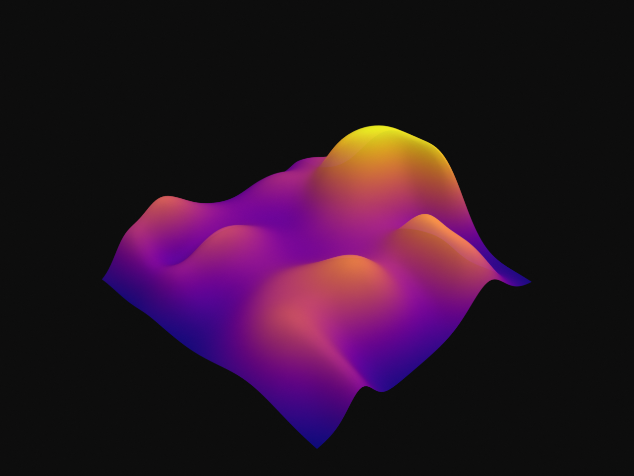 Random hills Blender